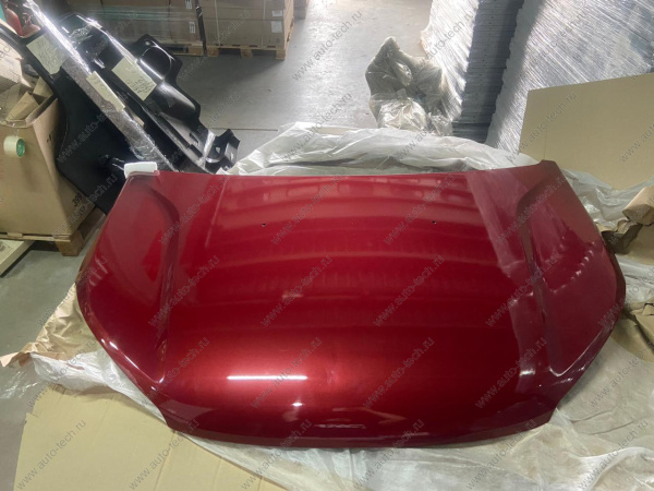 Капот LADA XRAY(новый) уценка мелкие вмятины крашеный 124 Огненно-красный АвтоВАЗ LADA 651007207R-124